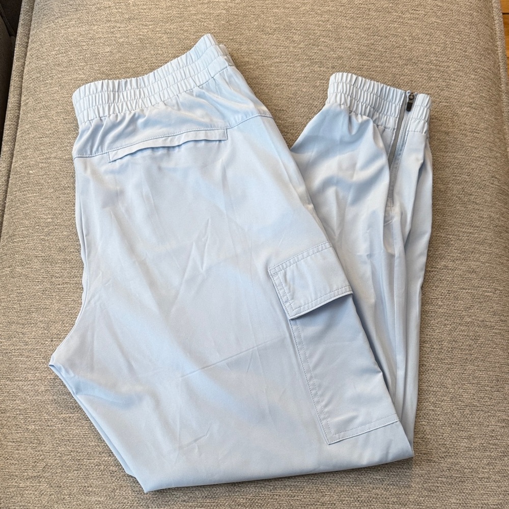 Lands' End Light Blue Women's Cargo Jogger Pants